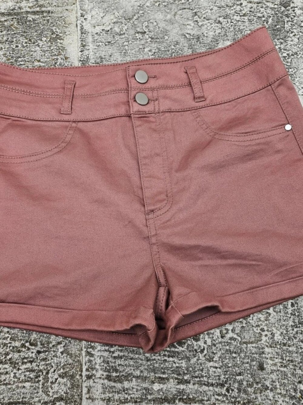 Love Fire Women Shorts Mini Short Short Pink Size 9